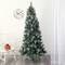 7ft. Pre-Lit Frosted Tip British Columbia Mountain Pine & Pinecones Artificial Christmas Tree with Clear Lights